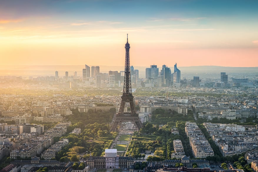 Paris City Eiffel Tower Wallpaper For Walls in your room