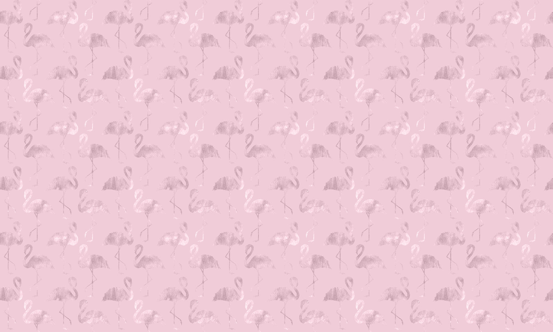 Trendy Pink Shiny Flamingo Seamless Wallpaper