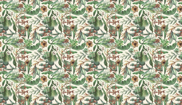 Vintage Tropical Seamless Pattern For Wallpaper in your room