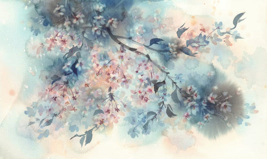 Pastel Flower Beautiful Peach Tones Wallpaper Murals