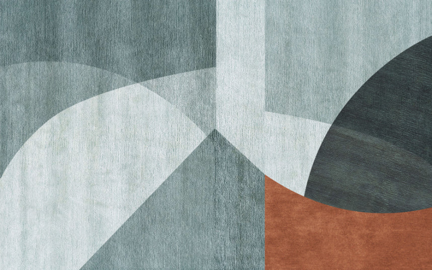 Geometric Minimalist Wall Mural