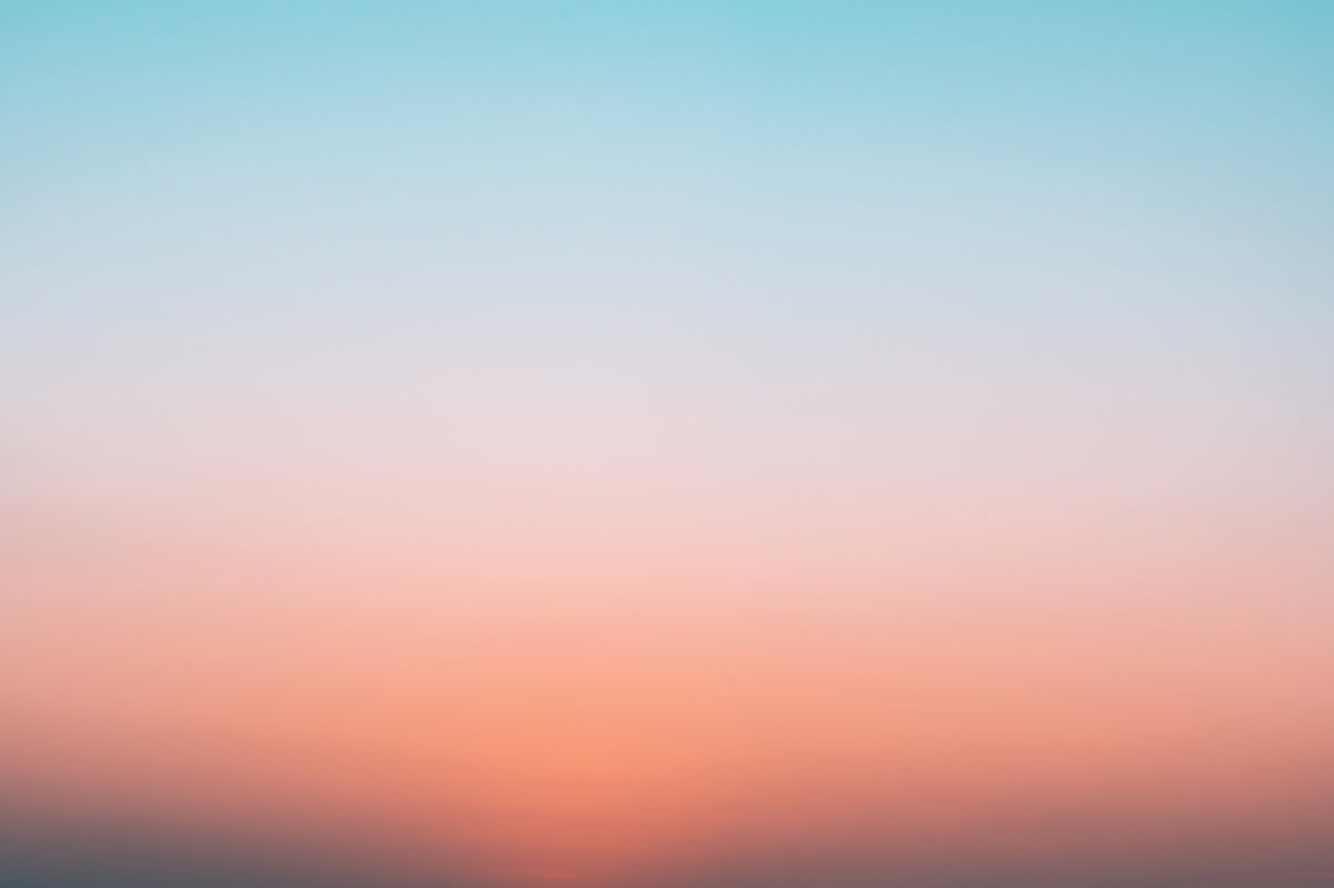 Sunrise Sky Gradient Serenity Wall Mural in your room