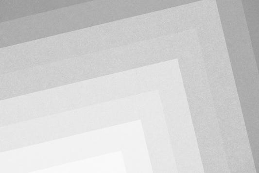 Geometric Gray Ombre Layered Wall Mural