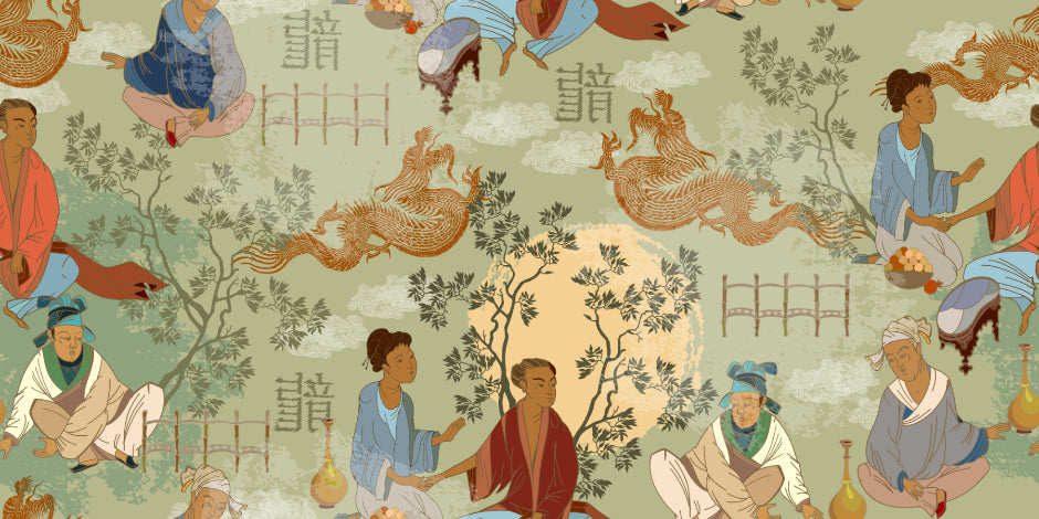 Ancient Chinese Tea Ceremony Wallpaper