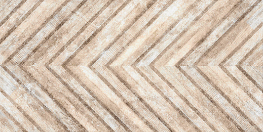 Chevron Stone Wood Pattern Wall Mural