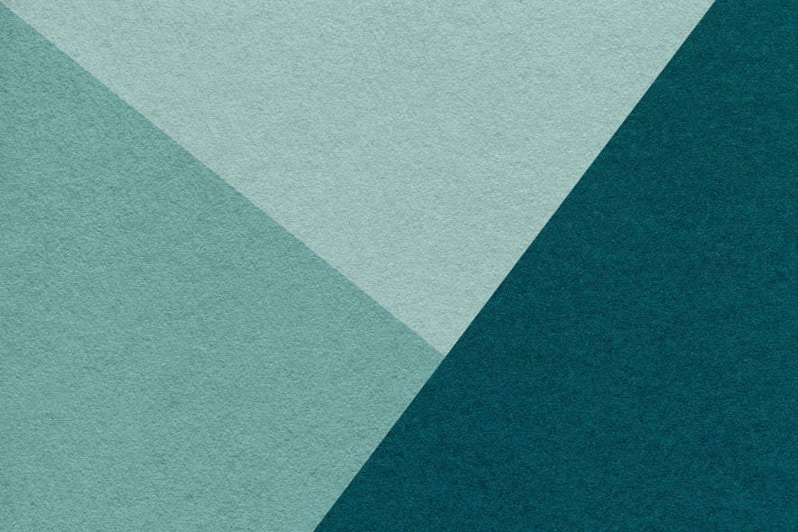Emerald and Cyan Geometric Wallpaper in your room