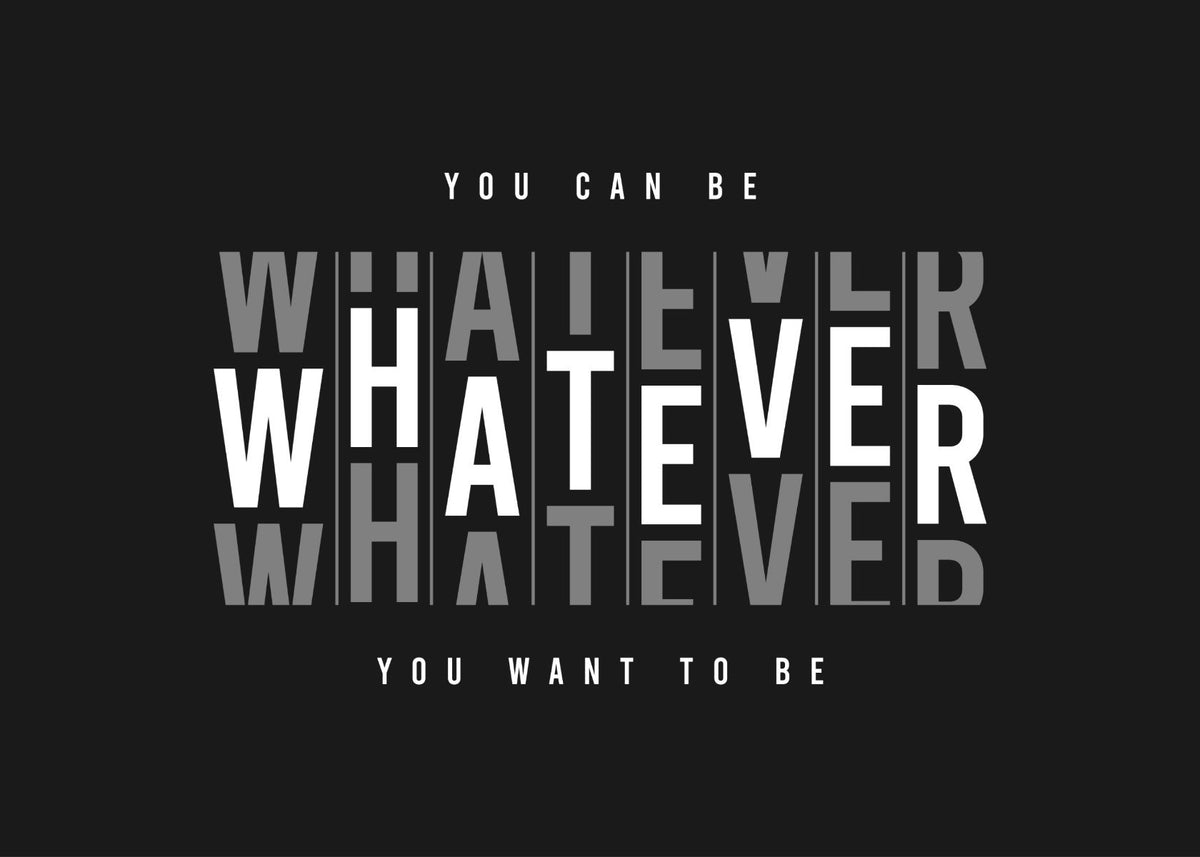 Empowerment Message Wall Mural in your room — zoomed