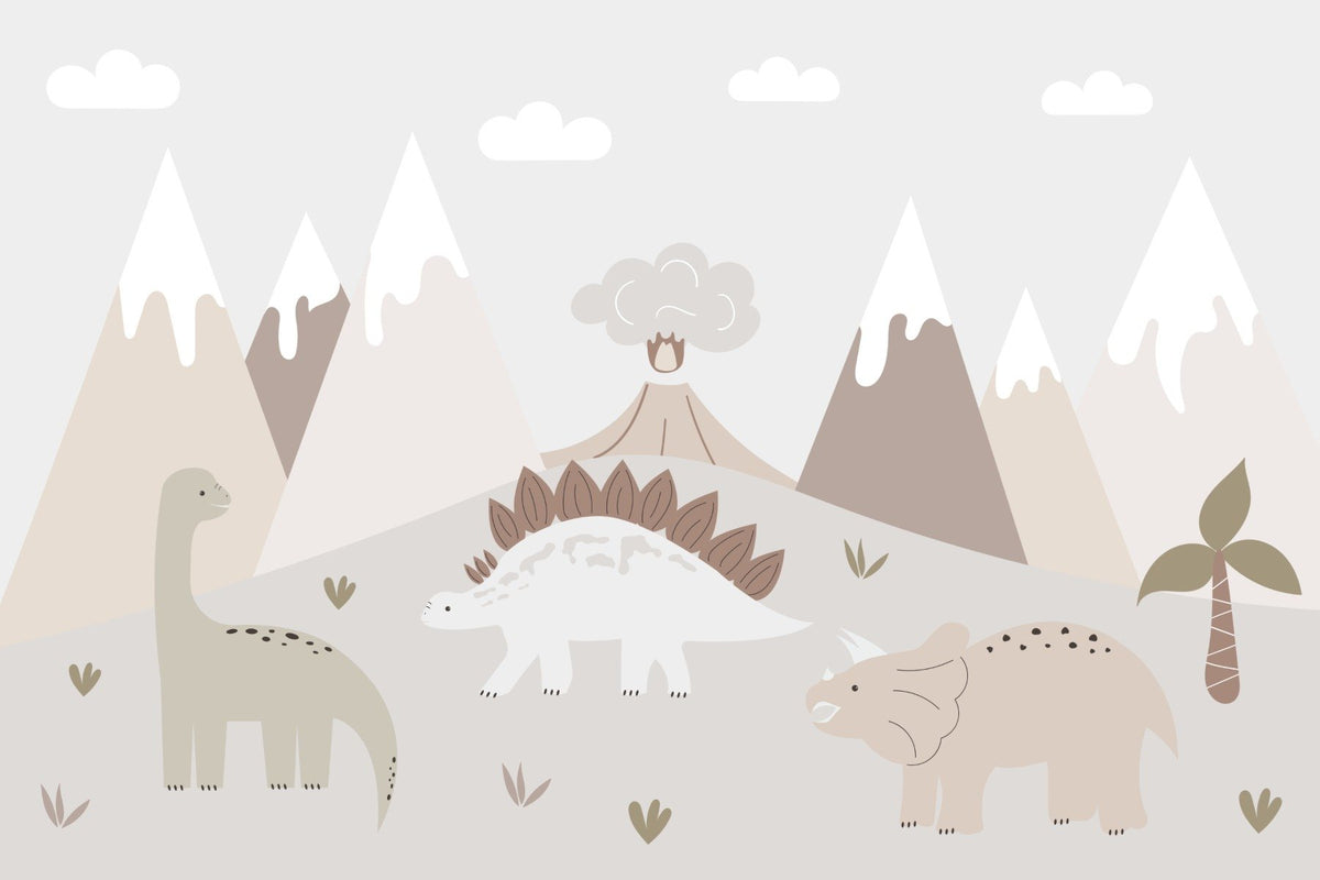 Jurassic Landscape Wall Mural in your room