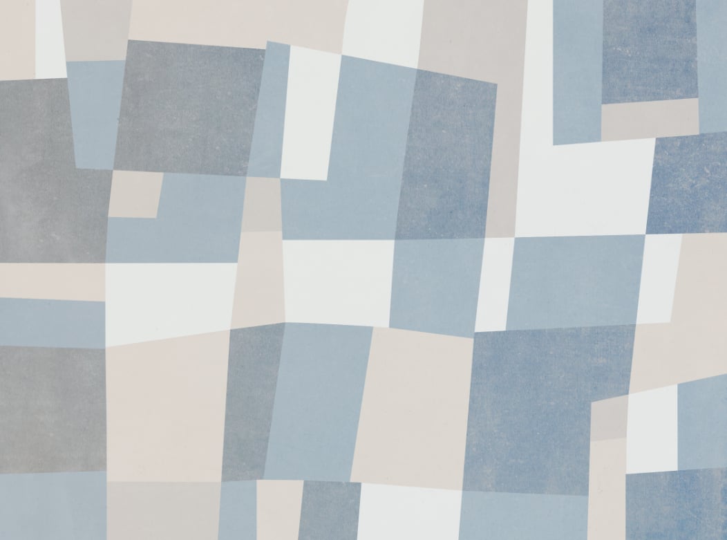 Bold abstract cubist wallpaper design
