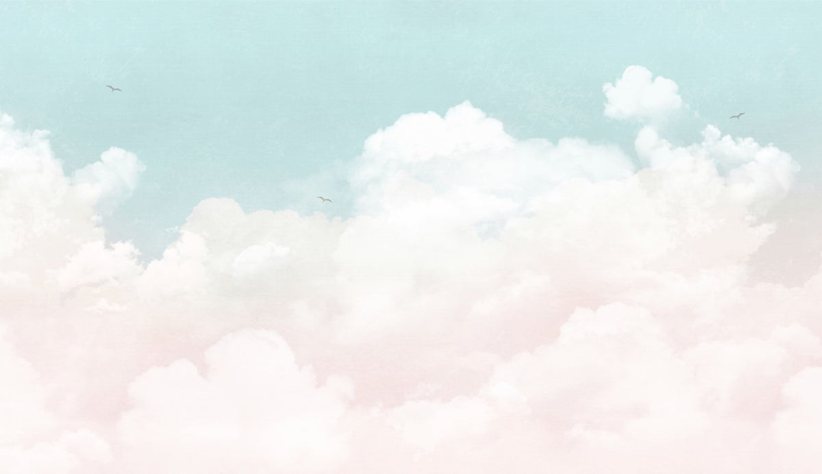 Serene Sky Wall Mural in your room