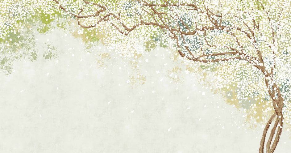 Blossom Branch Wall Mural in your room