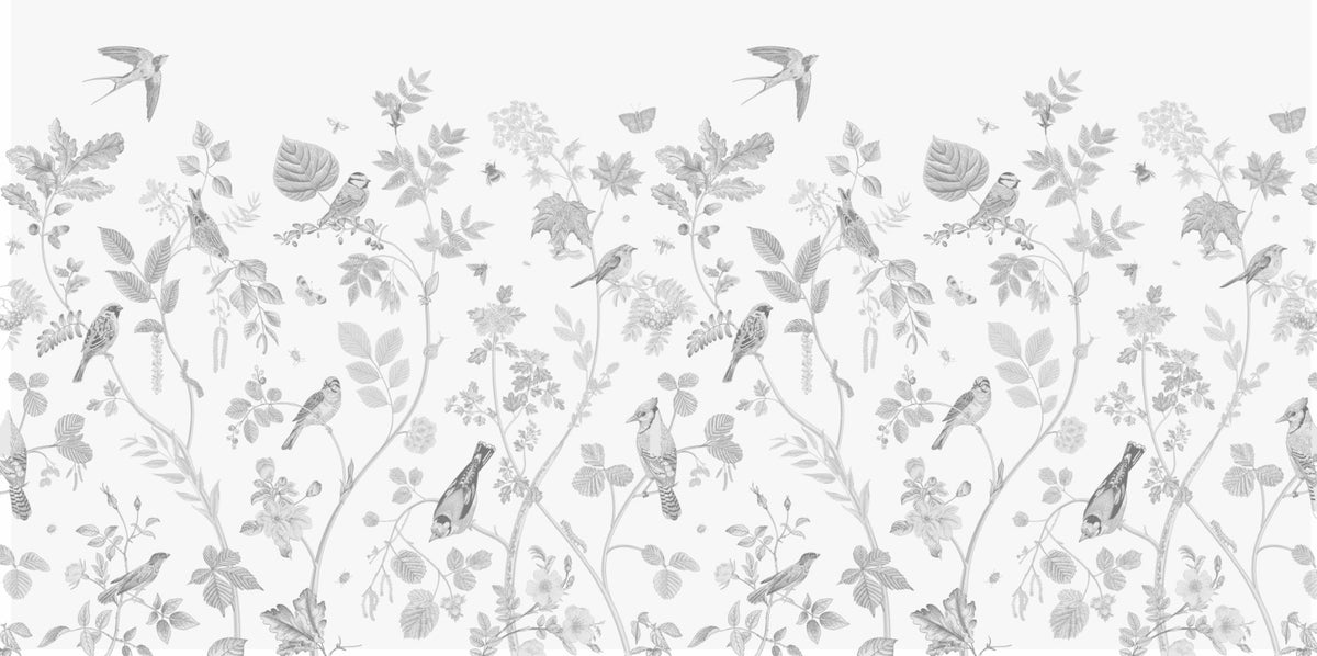Garden Birds Wallpaper in your room