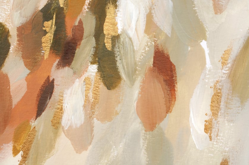 Abstract Brushstroke Wall Mural in your room — zoomed