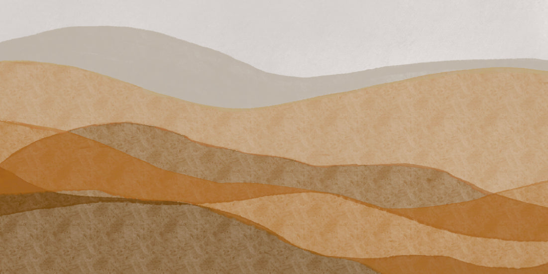 Desert Dunes Abstract Wall Mural in your room — zoomed
