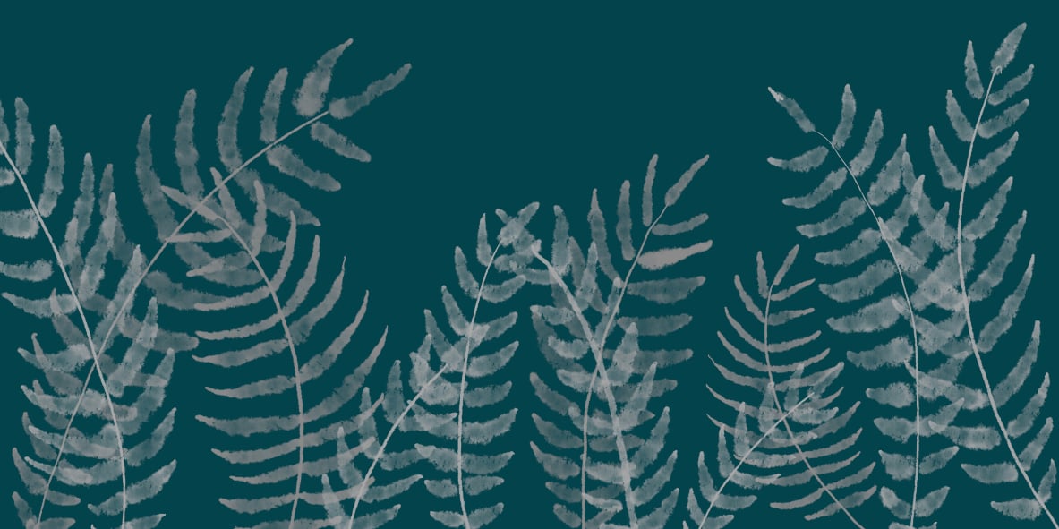 Tropical Leaves Wall Mural