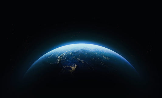 Earth From Space Wall Mural