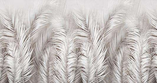 Seraphic Feather Array Wall Mural