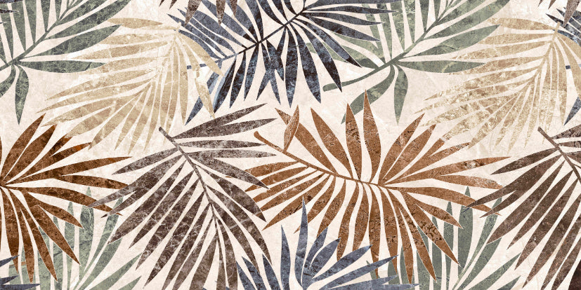 Rustic Palm Wall Mural in your room