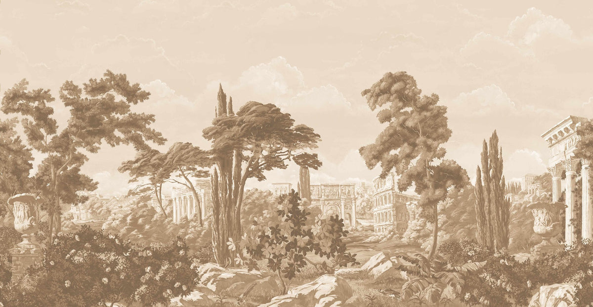 Spartan Sanctuary Garden Wall Mural in your room
