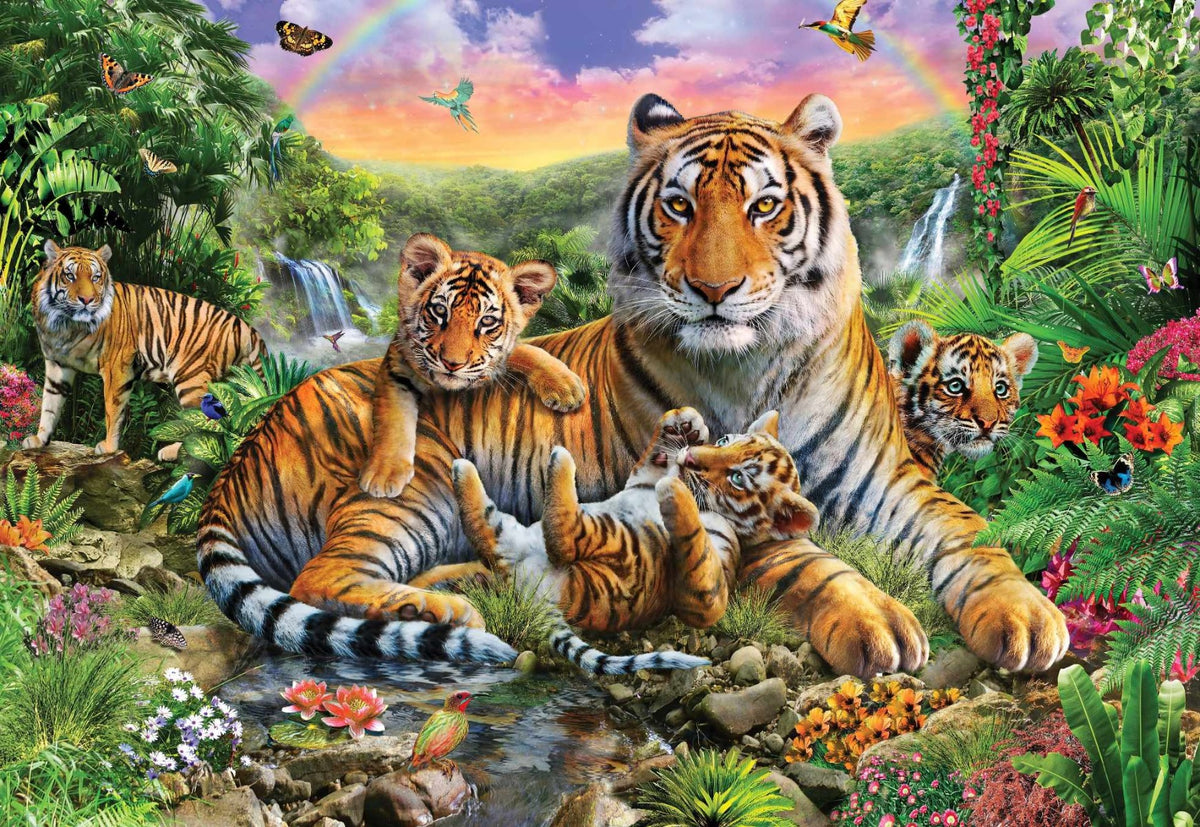 Tiger Dynasty Wallpaper Mural in your room