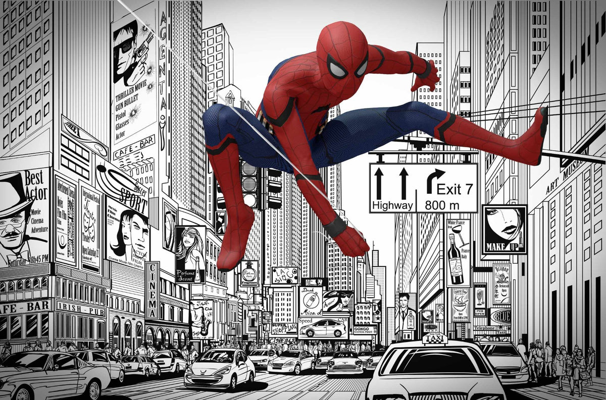 Spider Man Edition Wallpaper Mural in your room