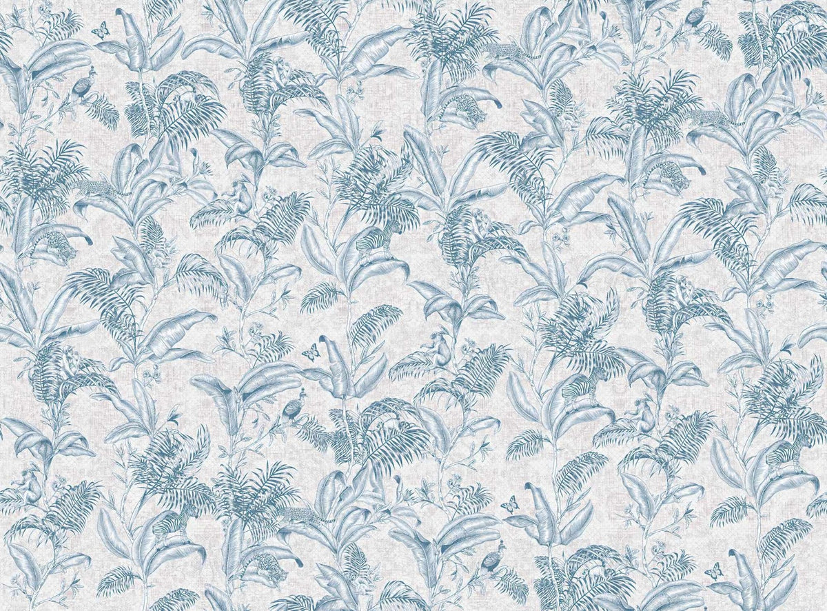 Tropical Evolution Darwin Paradise Mural in your room — zoomed