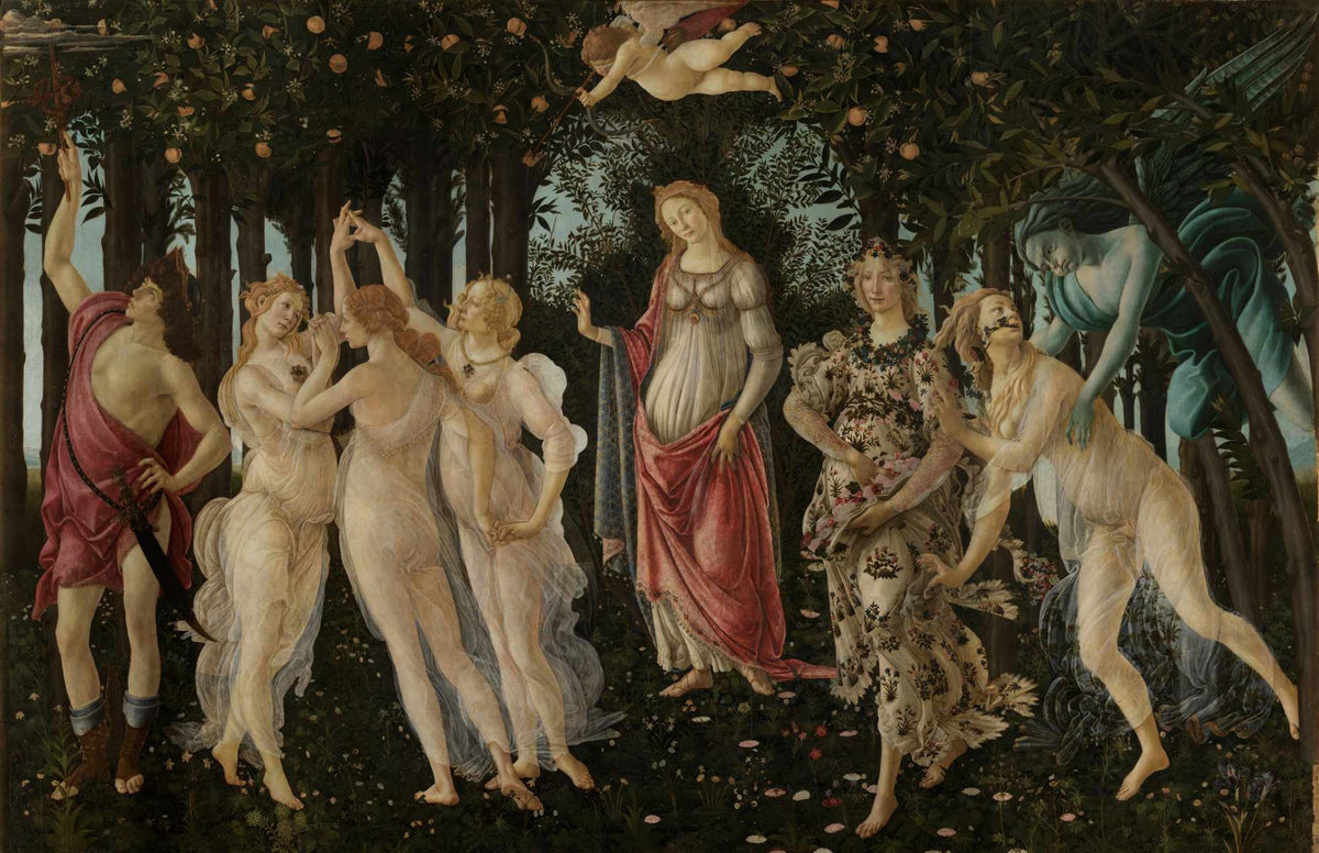 Botticelli's Garden Primavera Wall Mural in your room