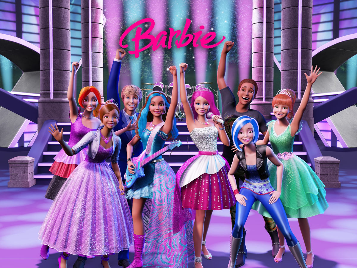 Rockstar Princess Barbie Wallpaper Murals in your room
