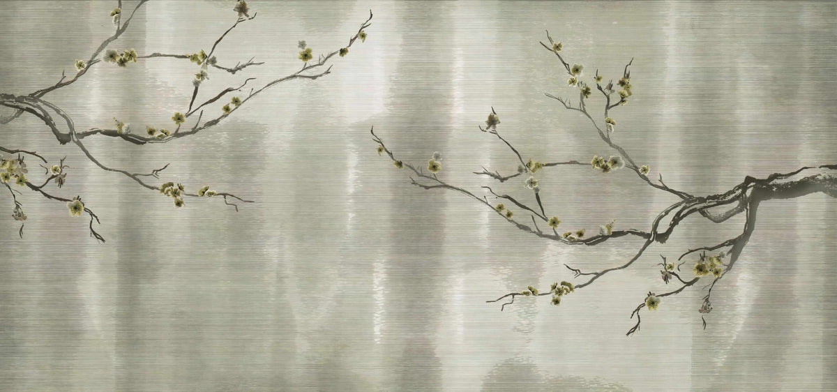 Blossom Vista Japanese Floral Wall Mural in your room