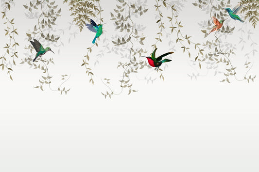 Hummingbird Haven Wallpaper Mural