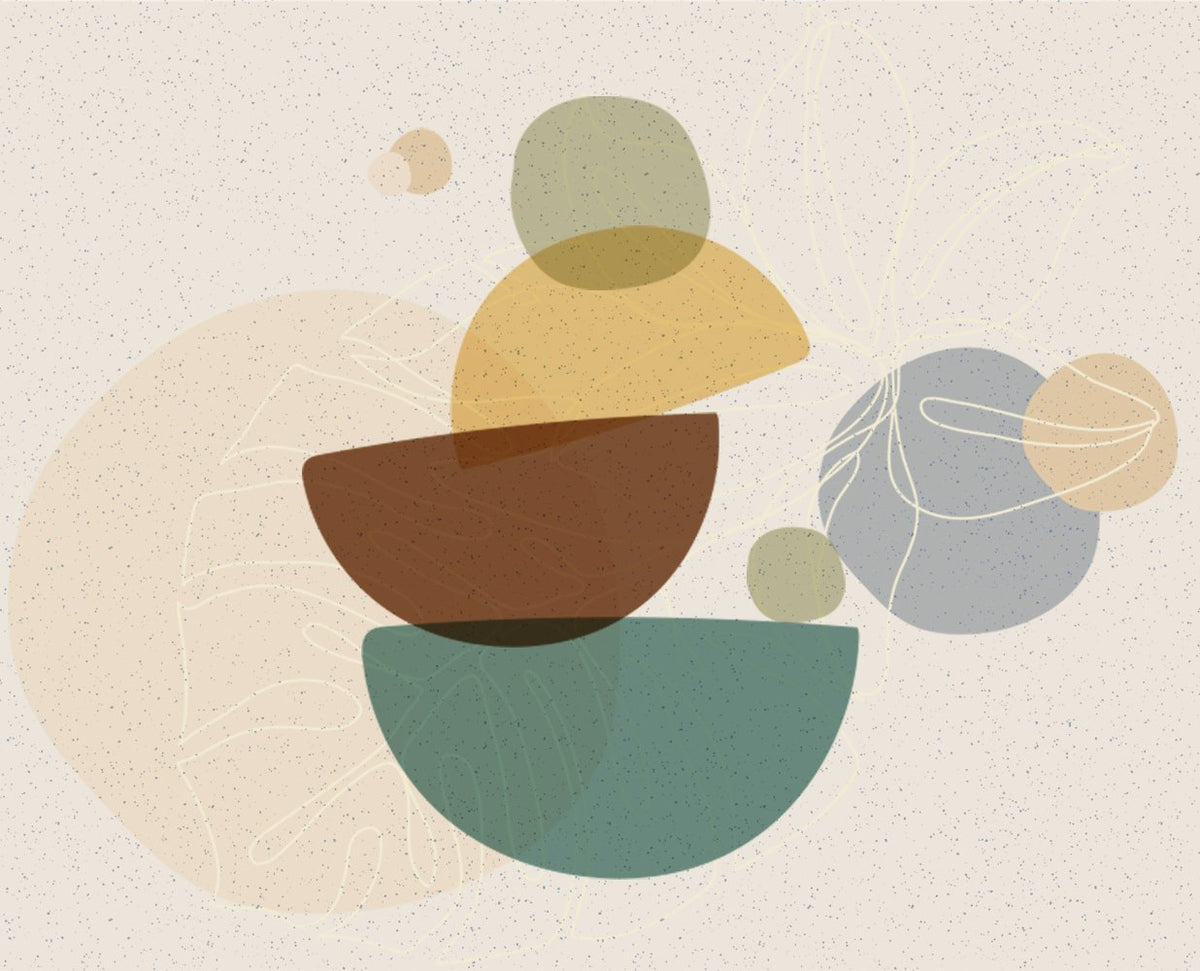 Modern Zen Abstract Wall Mural in your room