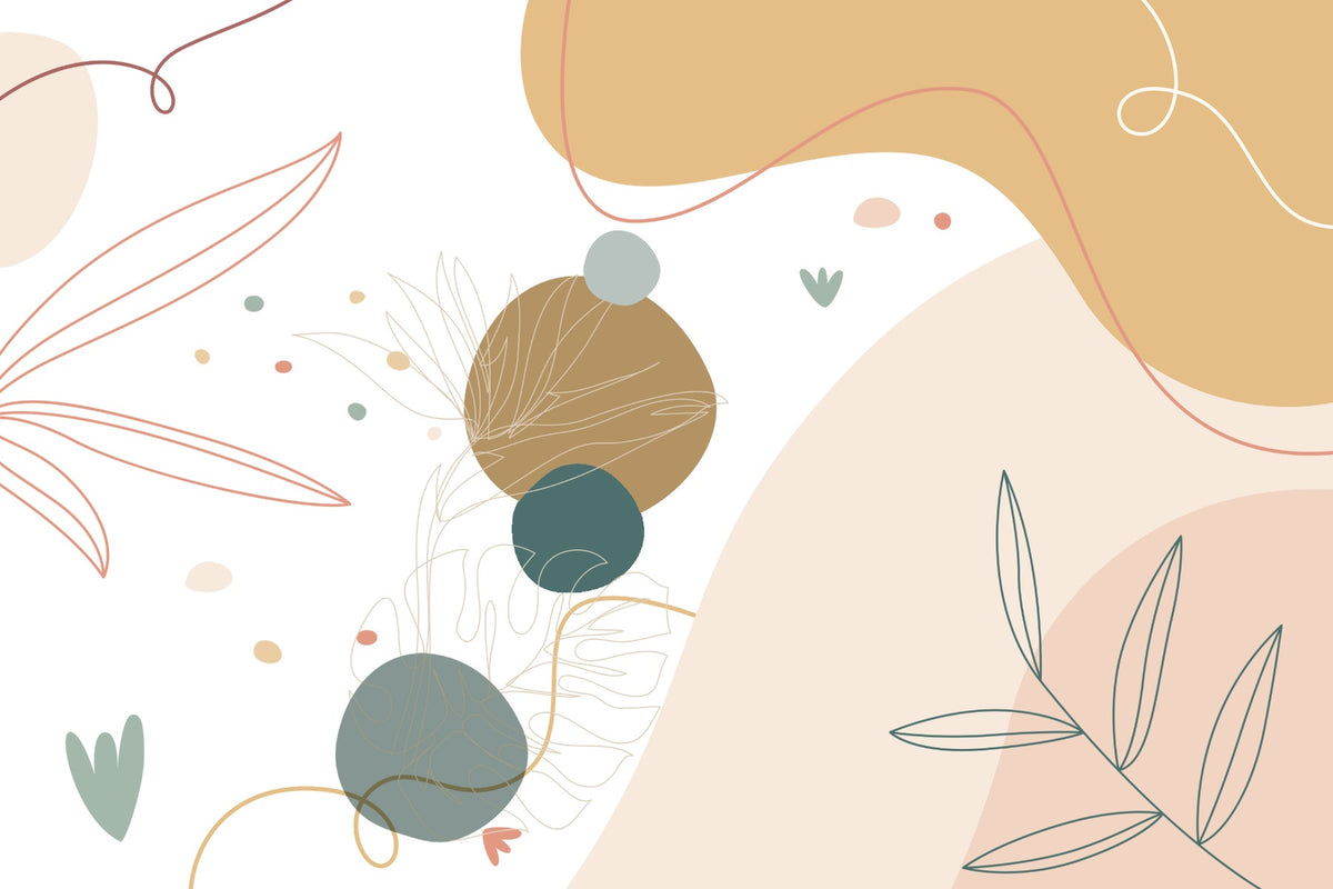 Abstract Terrain Mural Wallpaper in your room