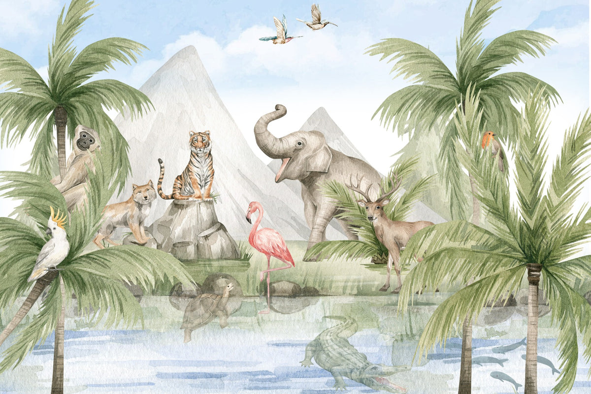 Wildlife Wonders Wallpaper Mural in your room