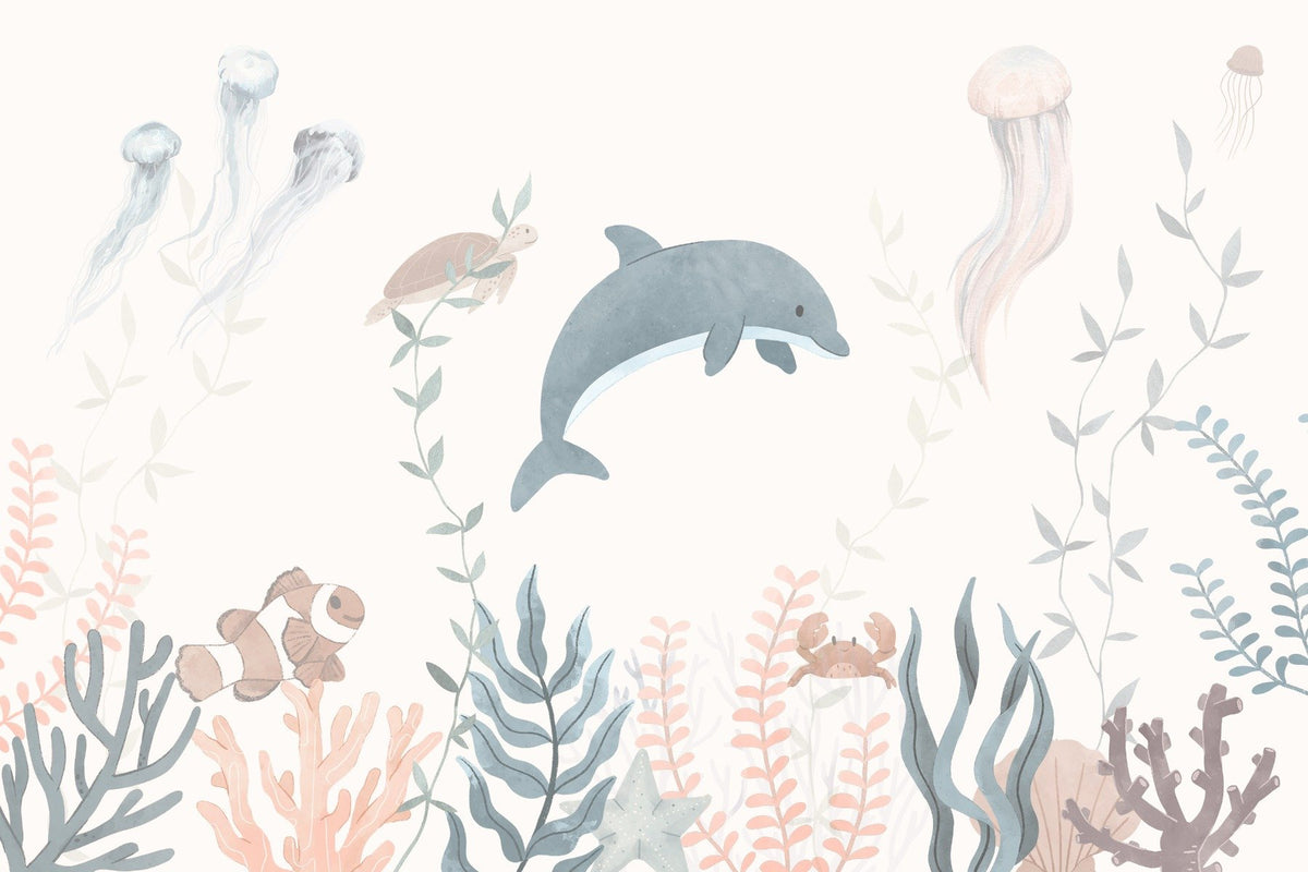 Underwater Wonders Wall Mural in your room