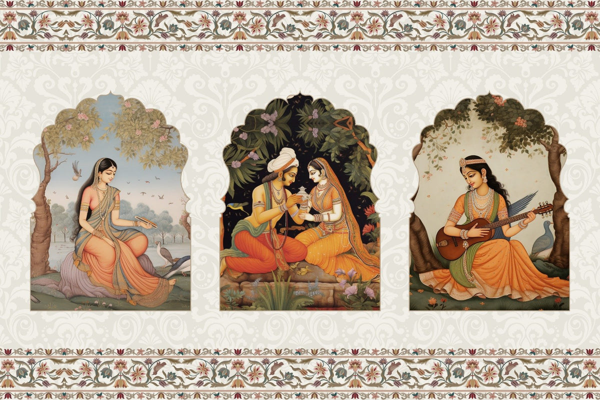 Elegance of the East Royal Mural in your room