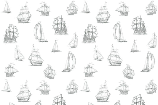 Old World Sailing Wallpaper Mural