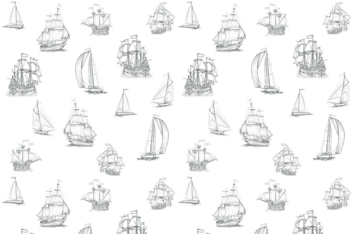 Old World Sailing Wallpaper Mural