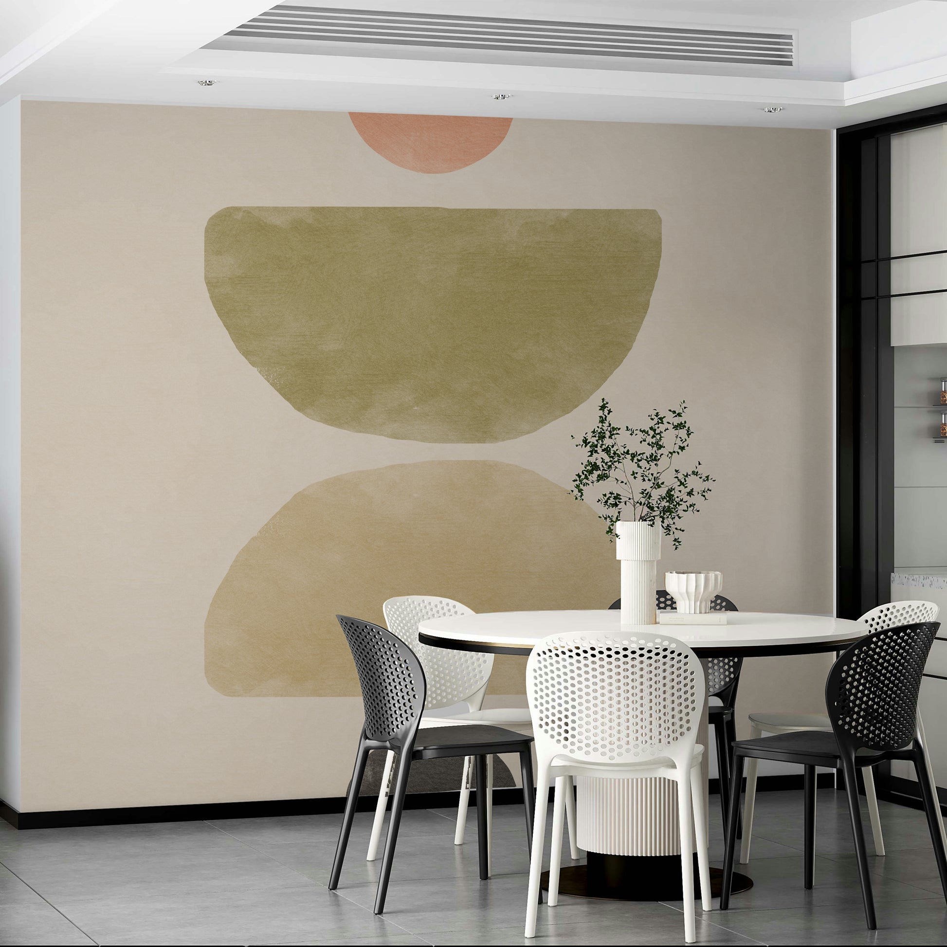 Abstract shape wallpaper for walls

