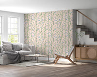 Refreshing bamboo design in soft pink tones, ideal for creating a serene living space.