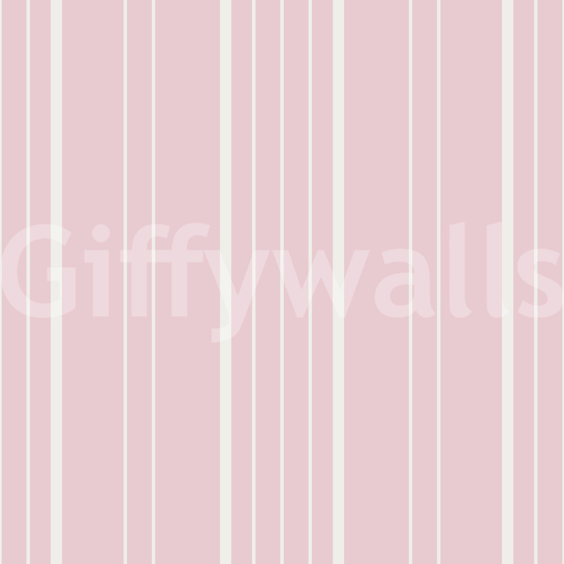 Barely Blush Stripes Wallpaper⁠
