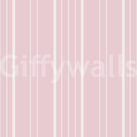 Barely Blush Stripes Wallpaper⁠
