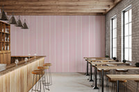 Barely Blush Stripes Wallpaper⁠