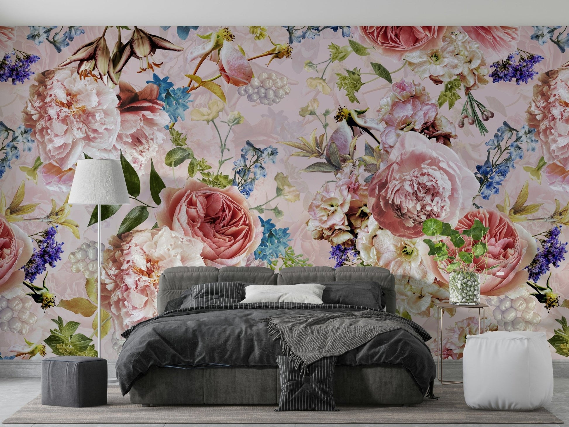 The design has a layered, artistic look with soft focus on some elements.

