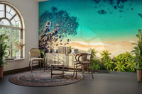 View of friendly shapes and a playful pattern

