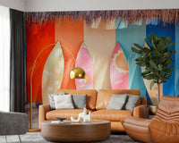 Beach Vibes Surfboards Wall Mural
