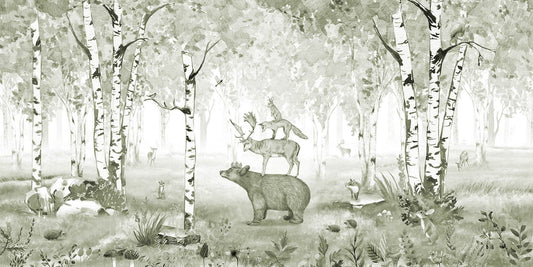 Green Bear King Wallpaper