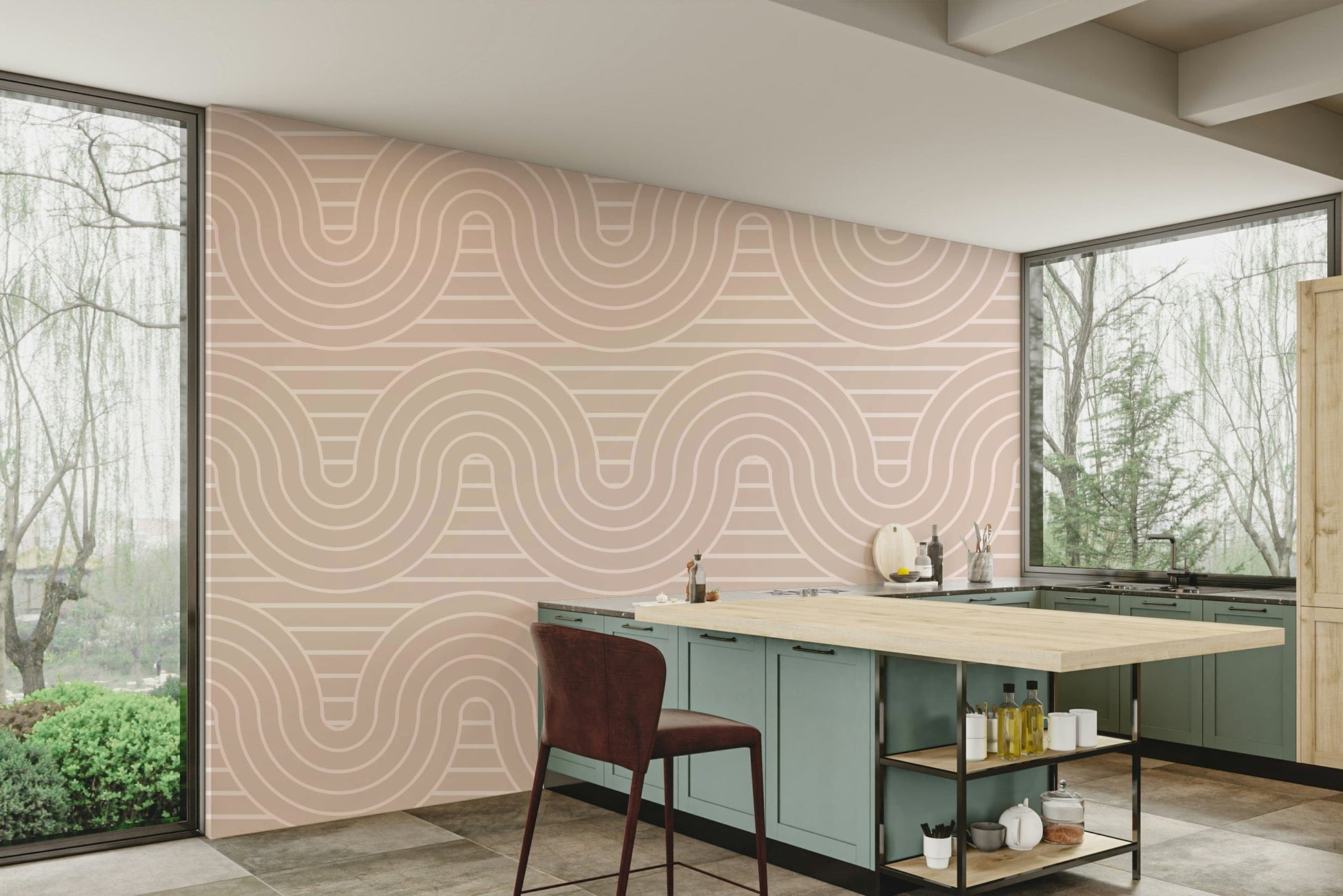 The design feels minimalist and soothing.

