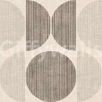 A high-quality beige geometric wall mural for walls.

