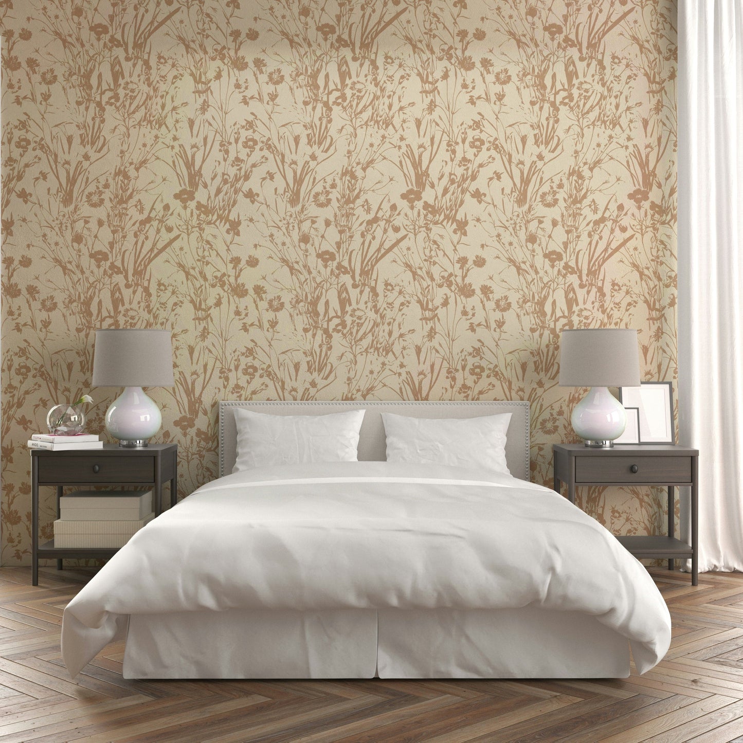 The overall mood is one of peace and quiet elegance.
