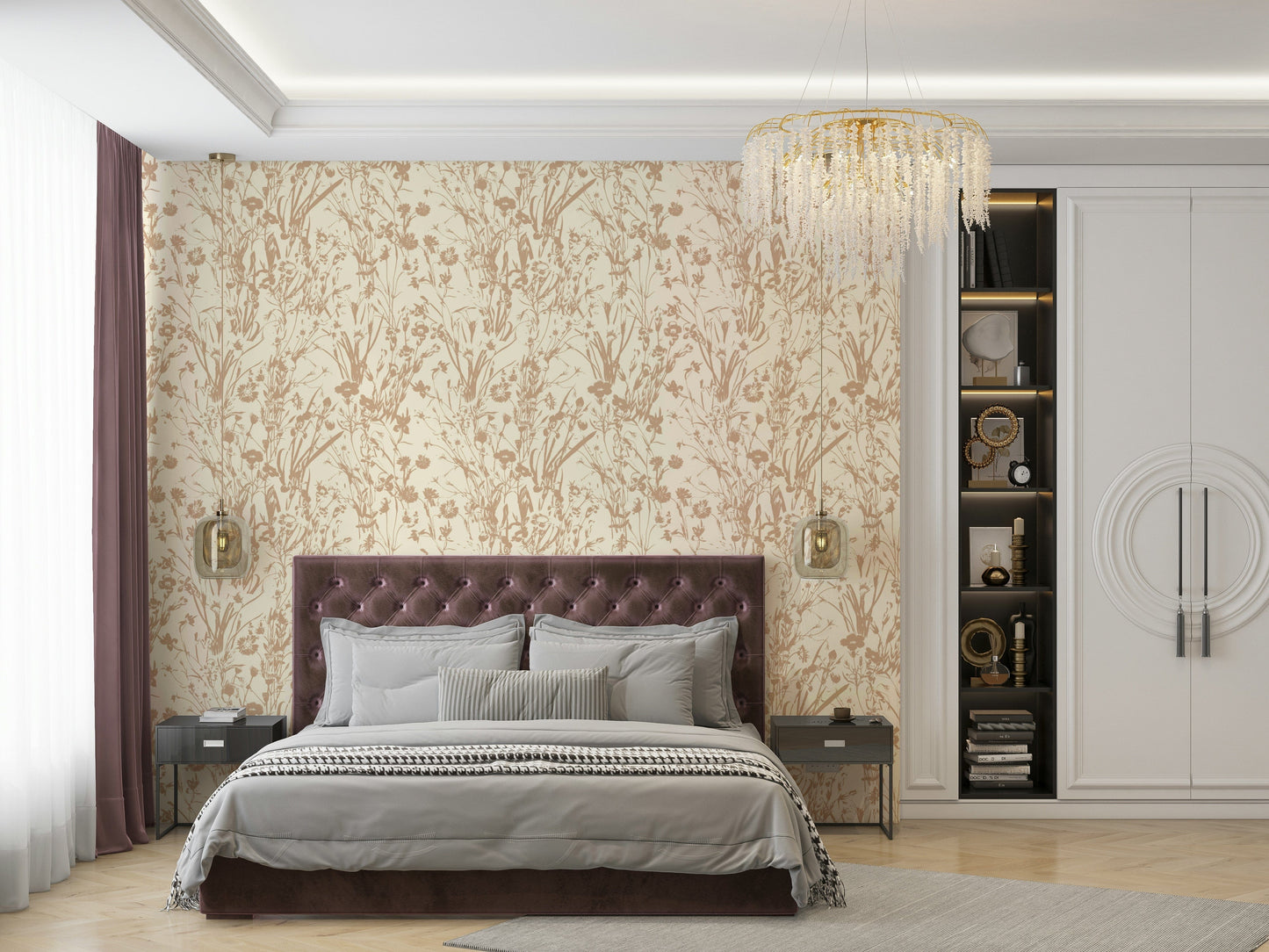 The style is artistic and organic.
